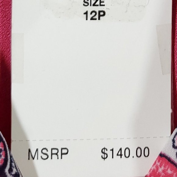 New Ralph Lauren Pink Paisley Dress - Picture 10 of 14